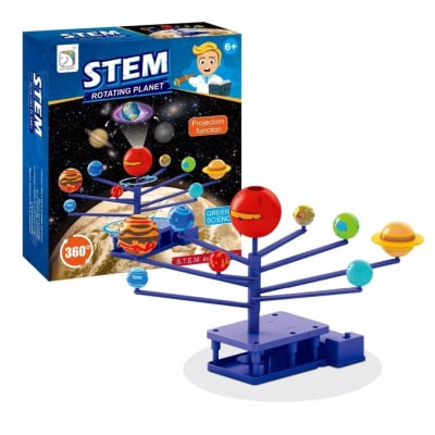 Sistema Solar con Proyector de Planetas