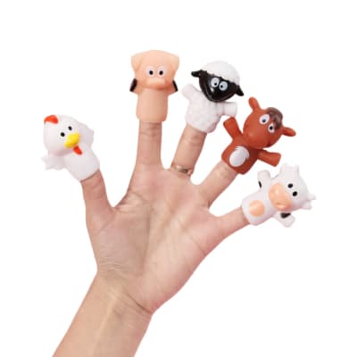 Titeres dedo goma Granja1