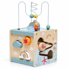 Cubo De Actividades De Madera Infantil
