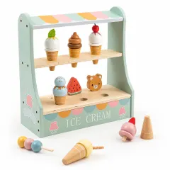 Heladería Infantil de Madera