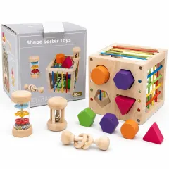Pack Sensorial y estimulacion de Madera 4 en 1