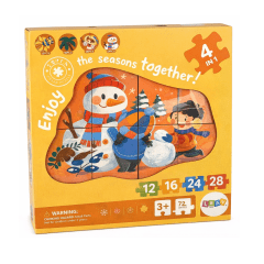 Puzzle Infantil 4 en 1 de las Estaciones del Año