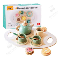 Set De Te De Madera