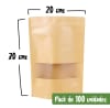 Doypack Kraft 20X30cm (100 unidades)1
