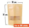 Doypack Kraft 10x15cm (100 unidades)1