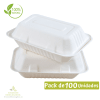 Envases Biodegradables Caña de Azúcar 900 ml x 100 unidades1