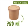 POTE KRAFT + TAPA KRAFT 780 ML X 25 UNIDADES1
