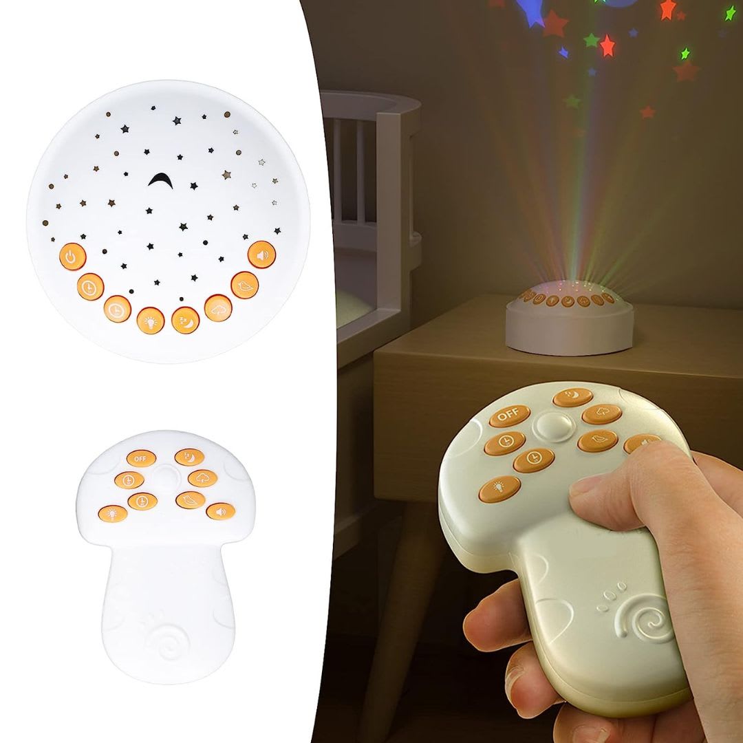 Lámpara Proyector Musical Para Bebes7