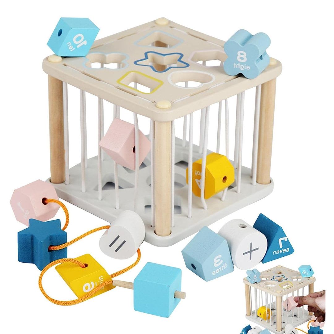 Cubo De Encaje Sensorial Con Elásticos.9