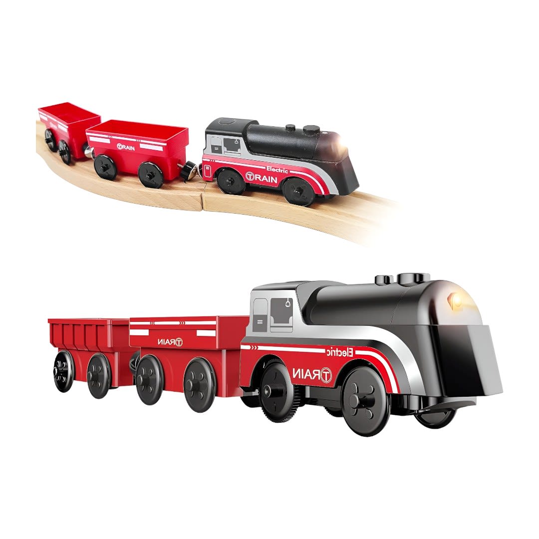 Tren eléctrico para pistas de madera2