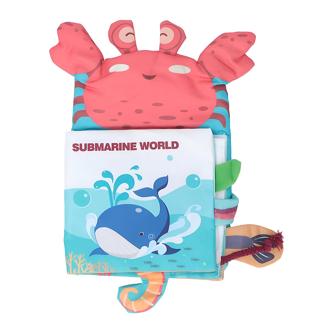 Libro títere con texturas océano3