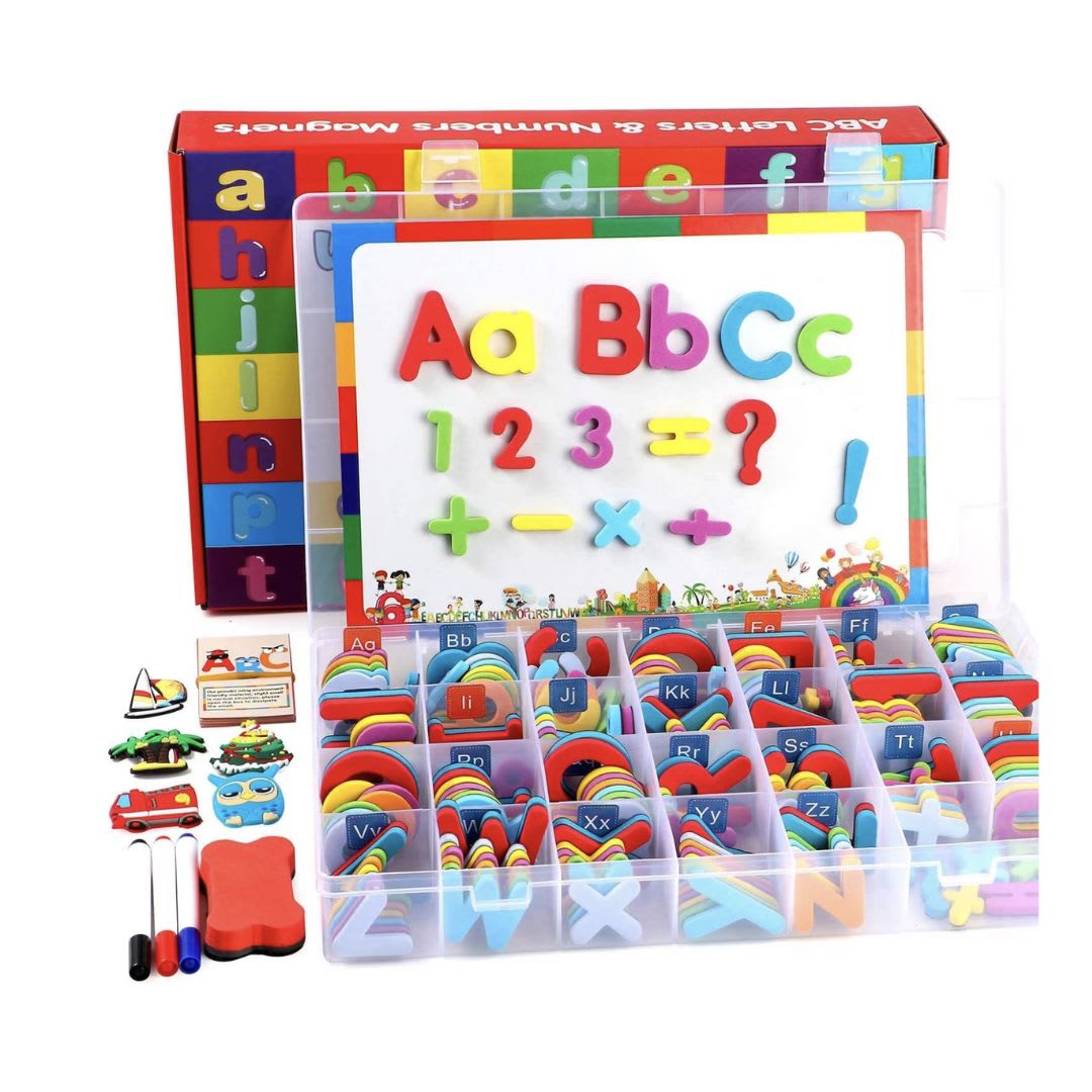 Letras y Numeros Magnetico 253 Piezas6