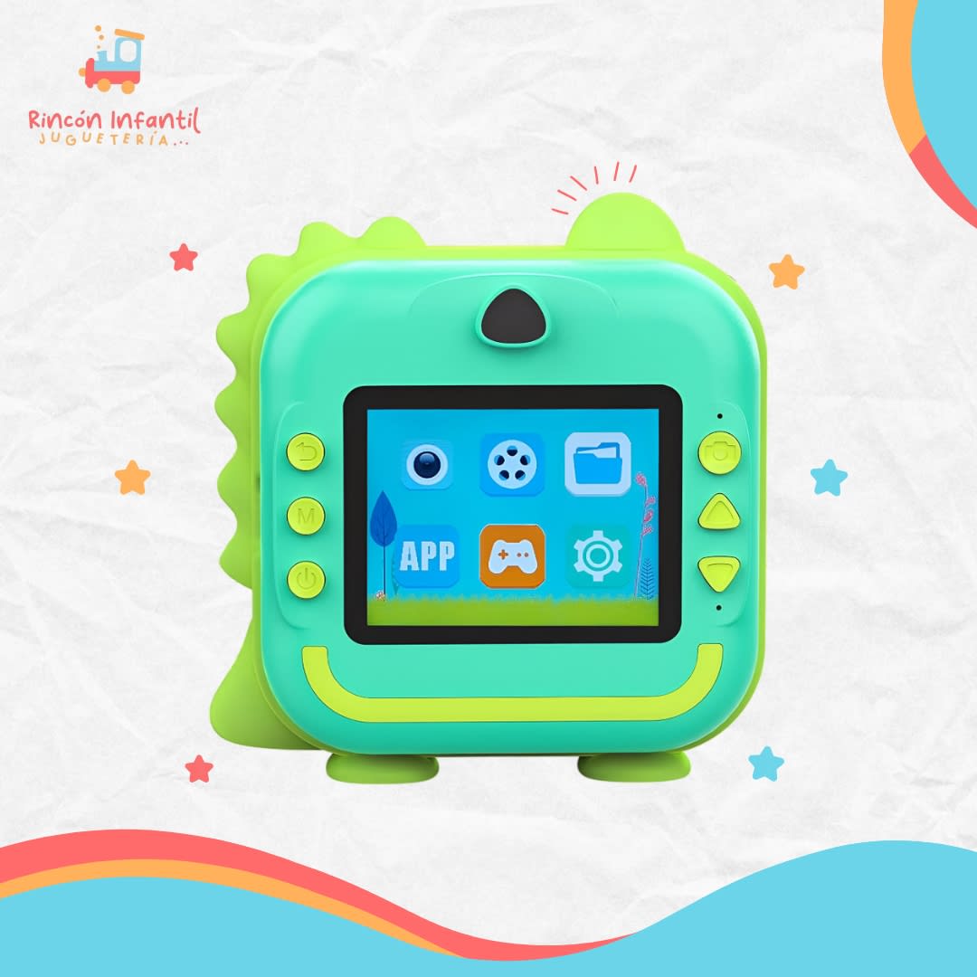 Camara fotografica infantil Dinosaurio4