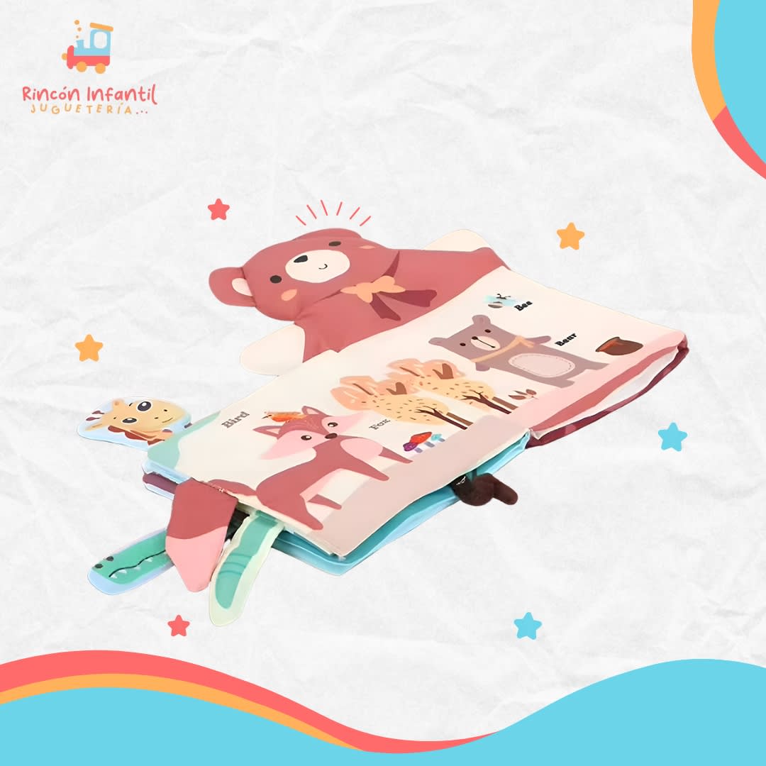 Libro titere con texturas Jungla5