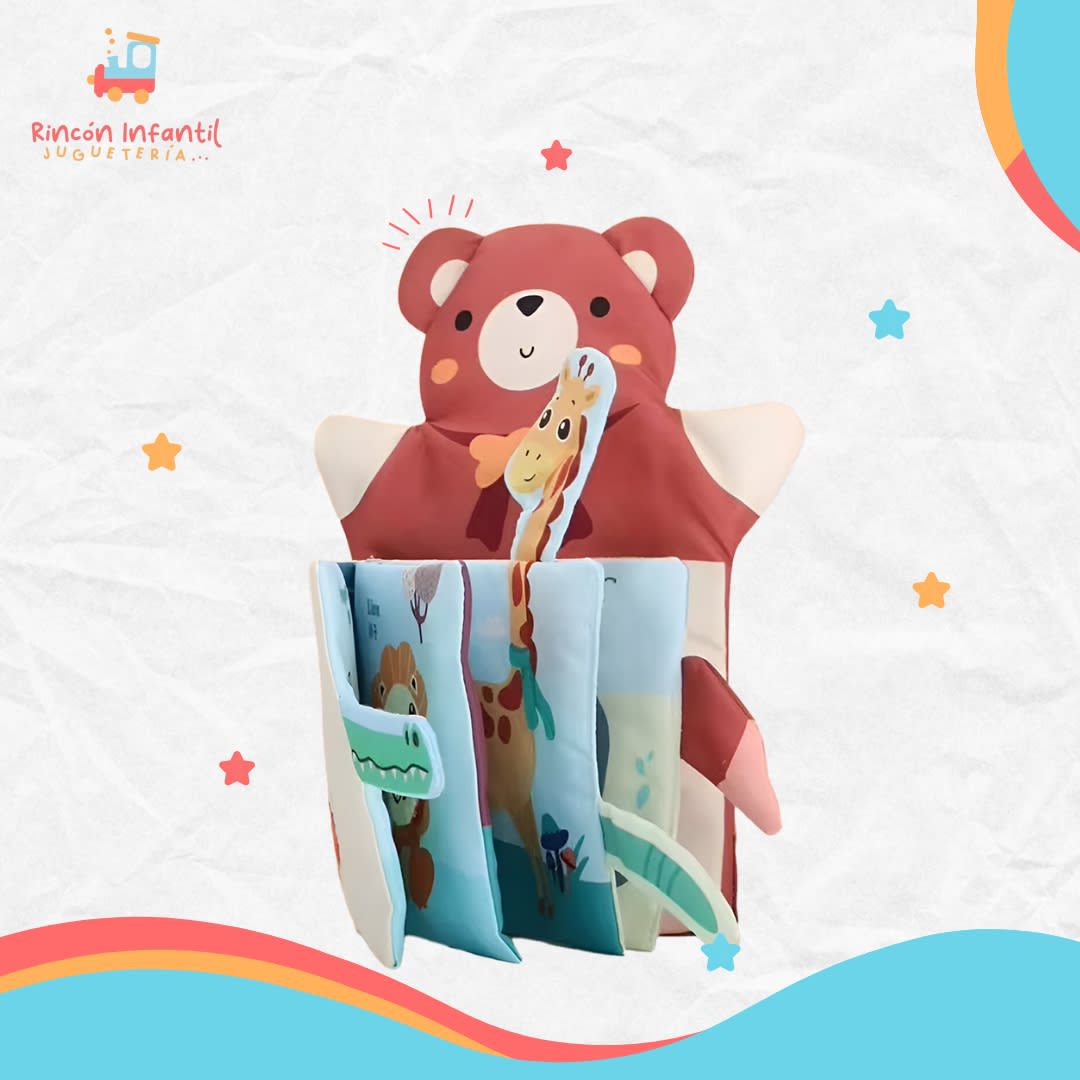 Libro titere con texturas Jungla6