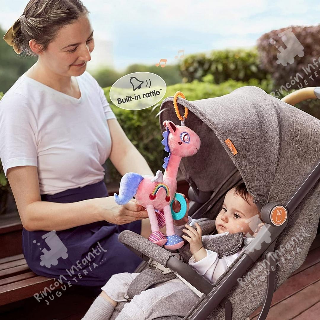 Sonajero Colgante Caballito Rosa2