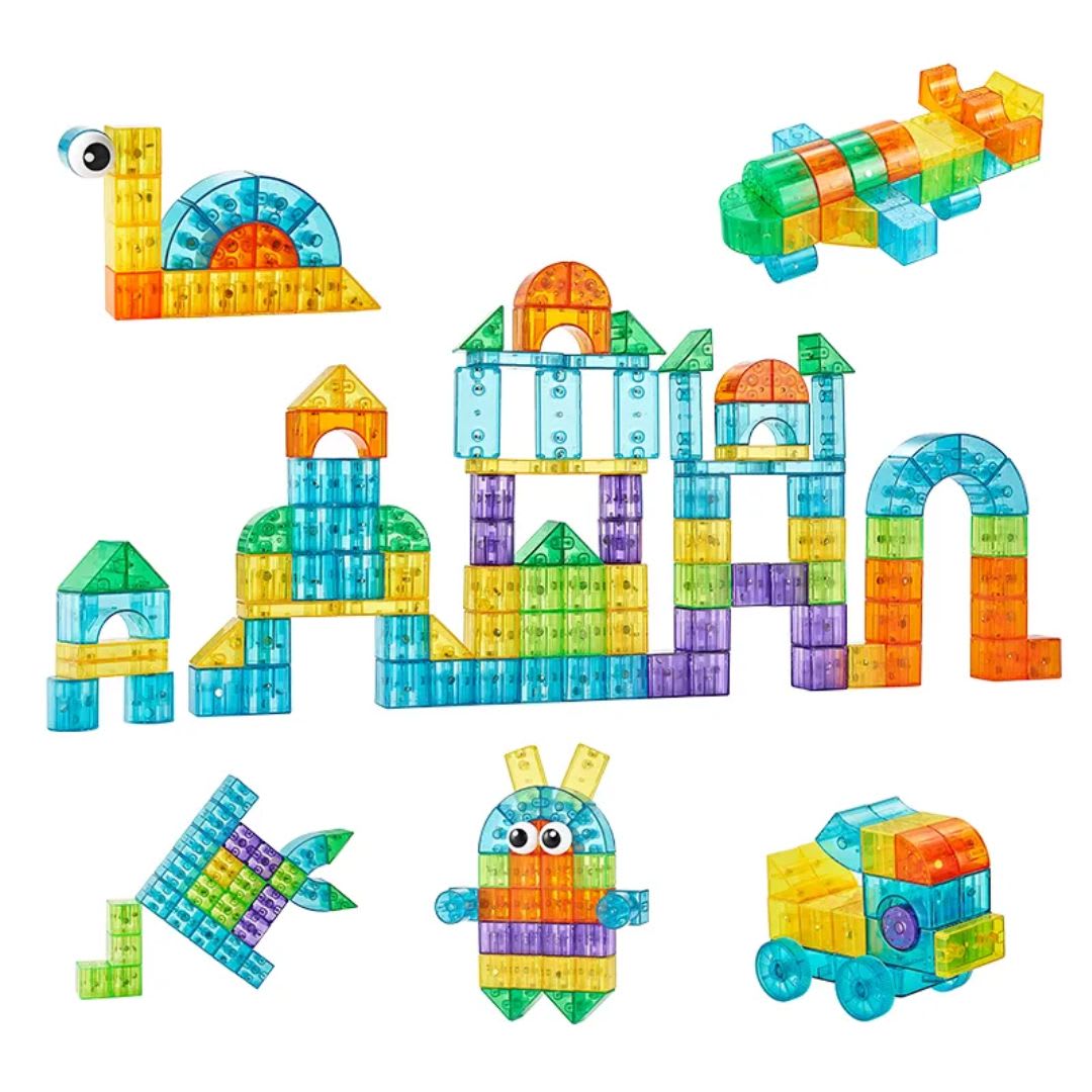 Bloques Magnéticos Unicornio 100 Piezas: Juguete Para Niños | Envío gratis