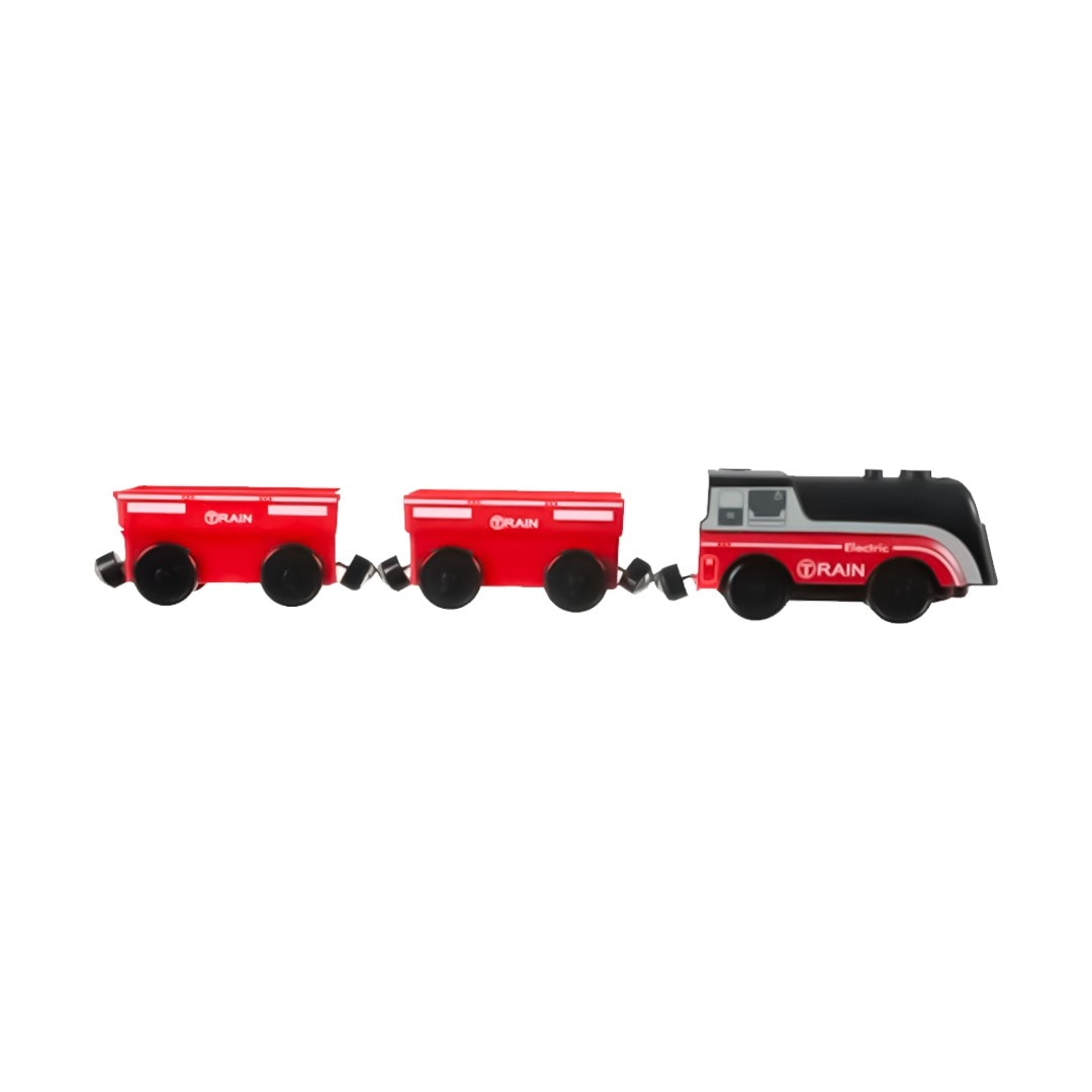 Tren eléctrico para pistas de madera5
