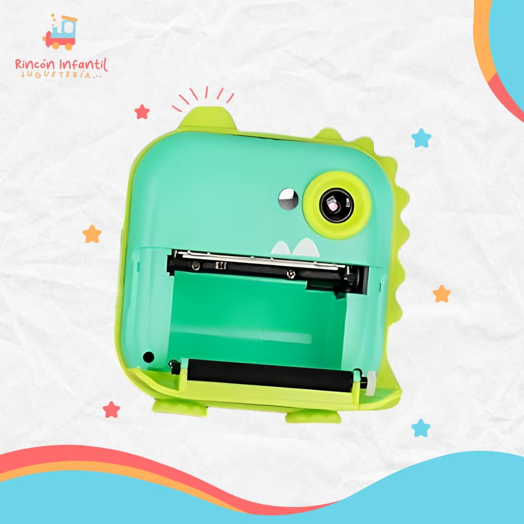 Camara fotografica infantil Dinosaurio6