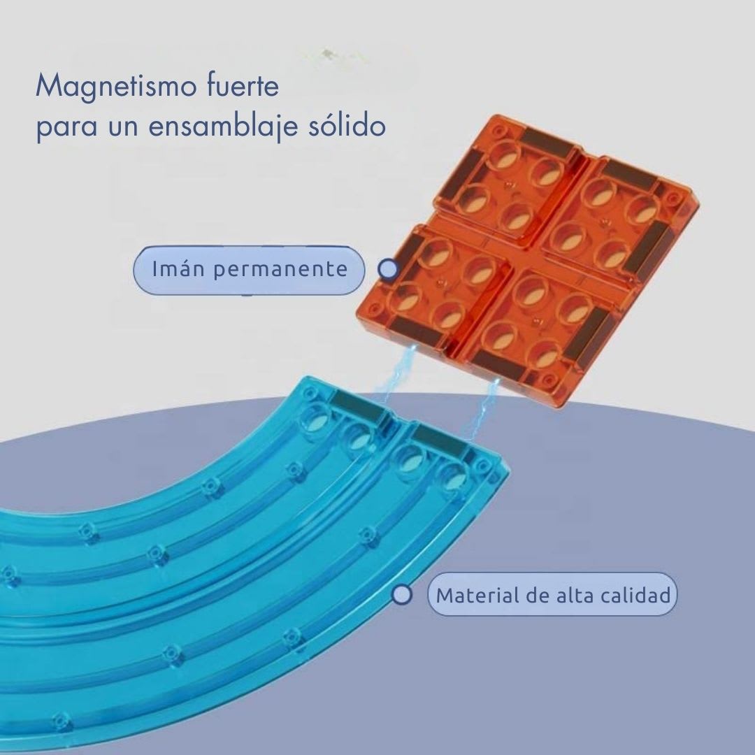 Pista Magnética 63pcs4