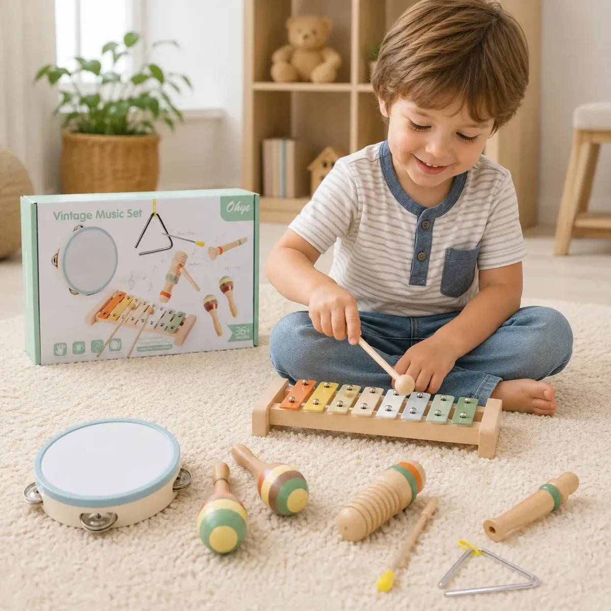 Set de Instrumentos de Madera2