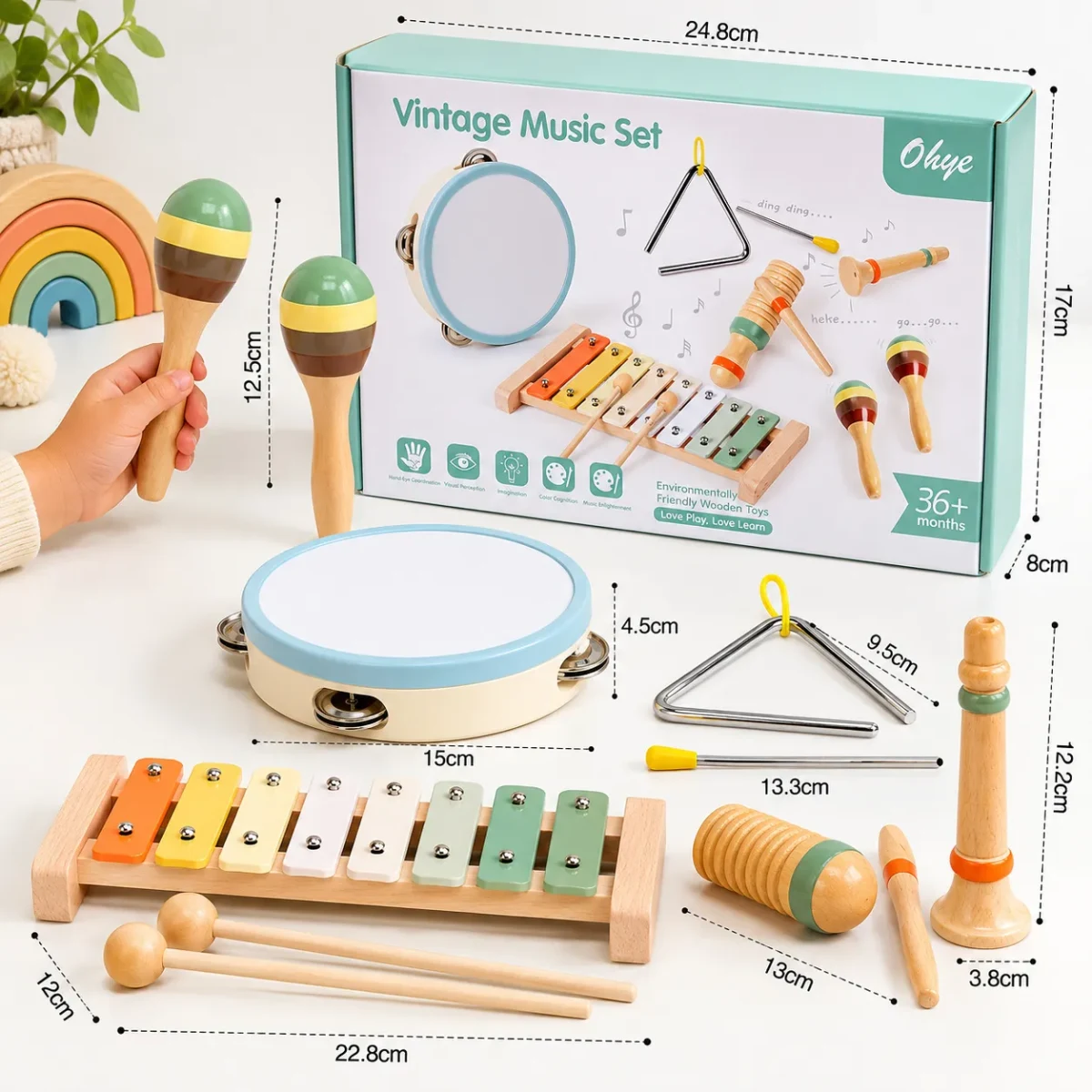 Set de Instrumentos de Madera7