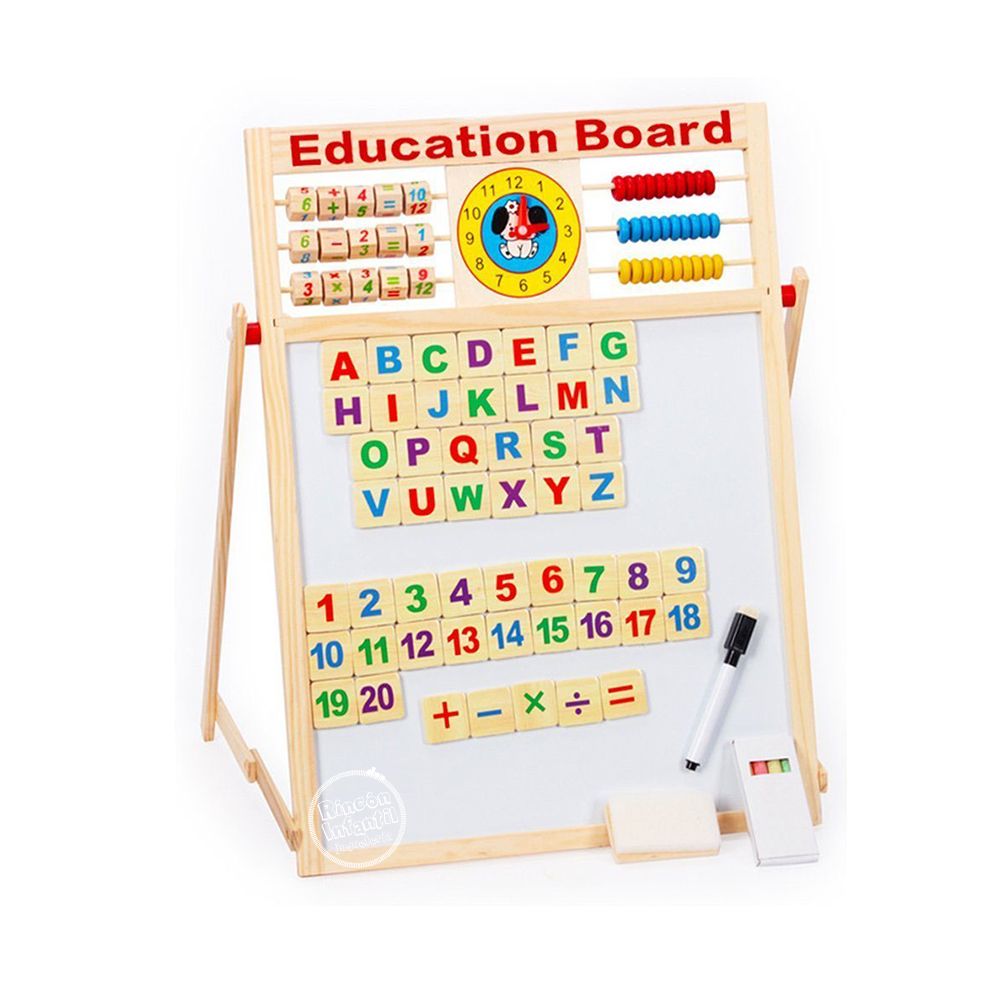 Pizarra Atril Plumón Tiza Magnética. 0