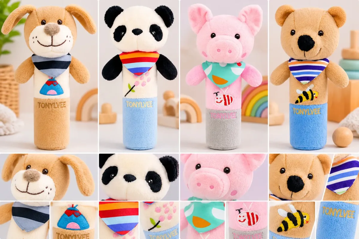 Sonajero Bebé Plush Animalitos2