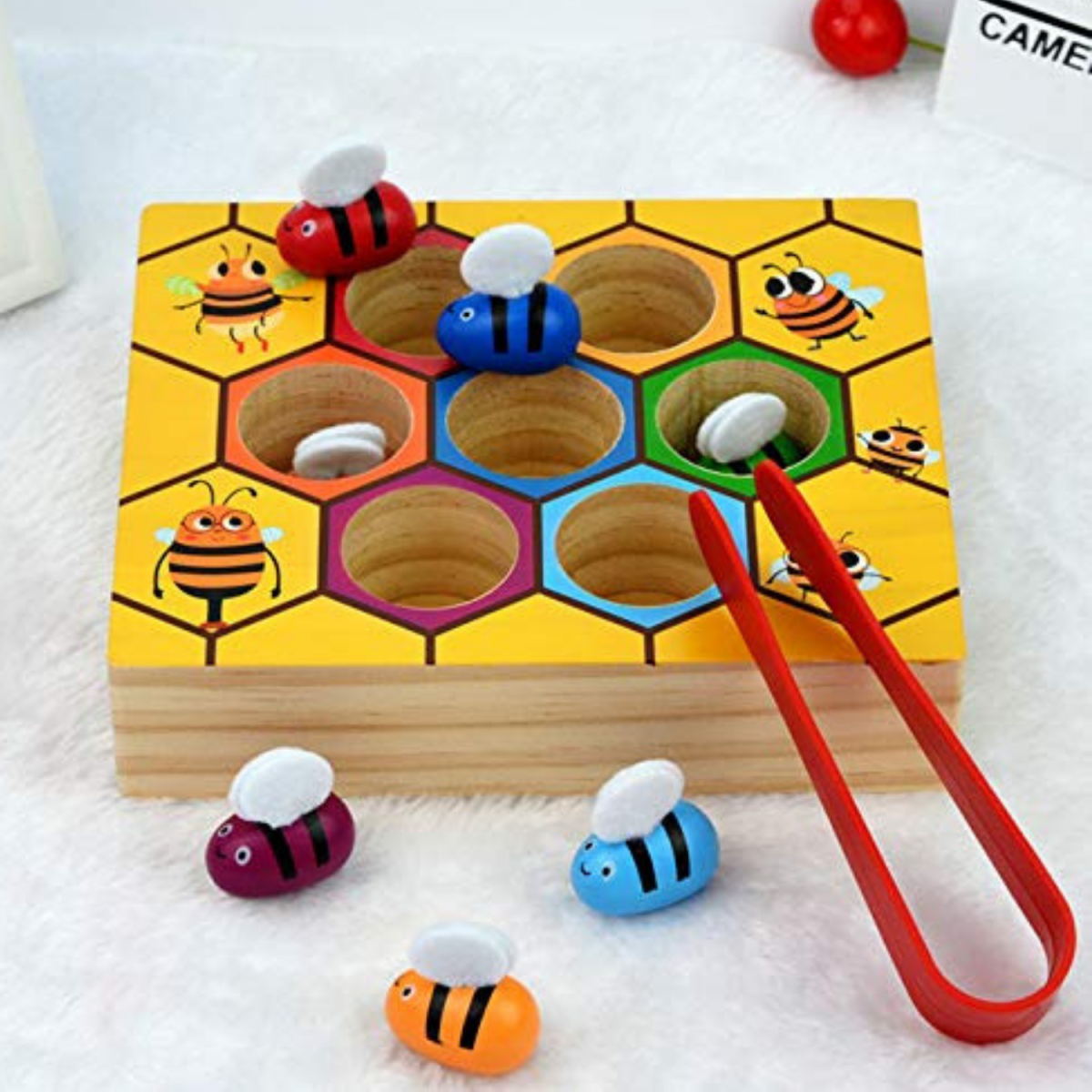 Abeja Pinzas aprende los colores.1