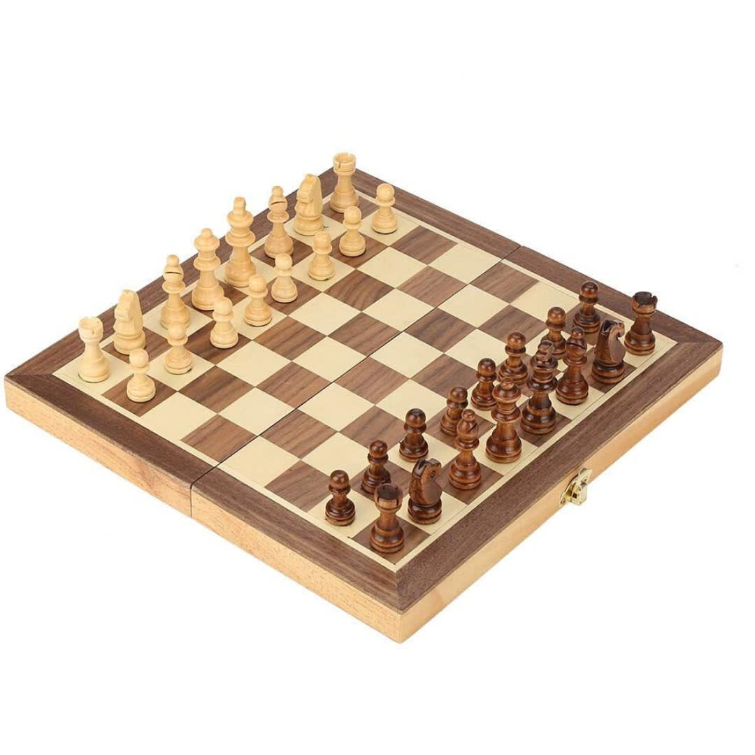 Ajedrez Magnetico de madera2