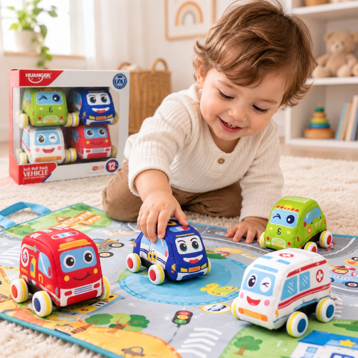 Autos de Tela y Friccion para Bebe2