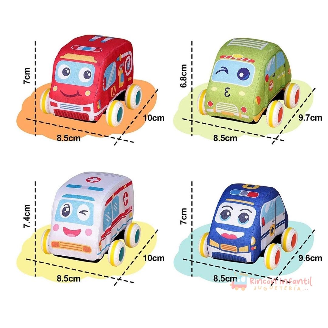 Autos de Tela y Friccion para Bebe8
