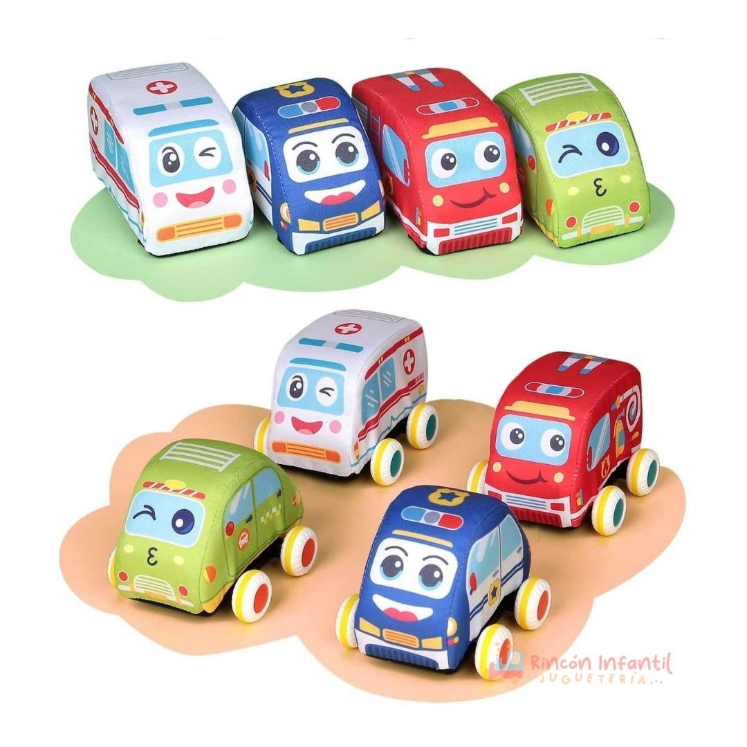 Autos de Tela y Friccion para Bebe1