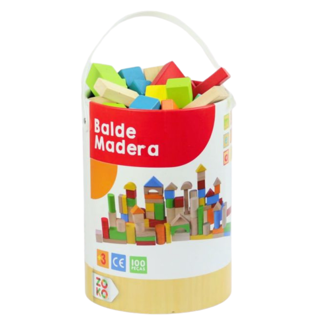 Bloques De Madera 100 Pcs3