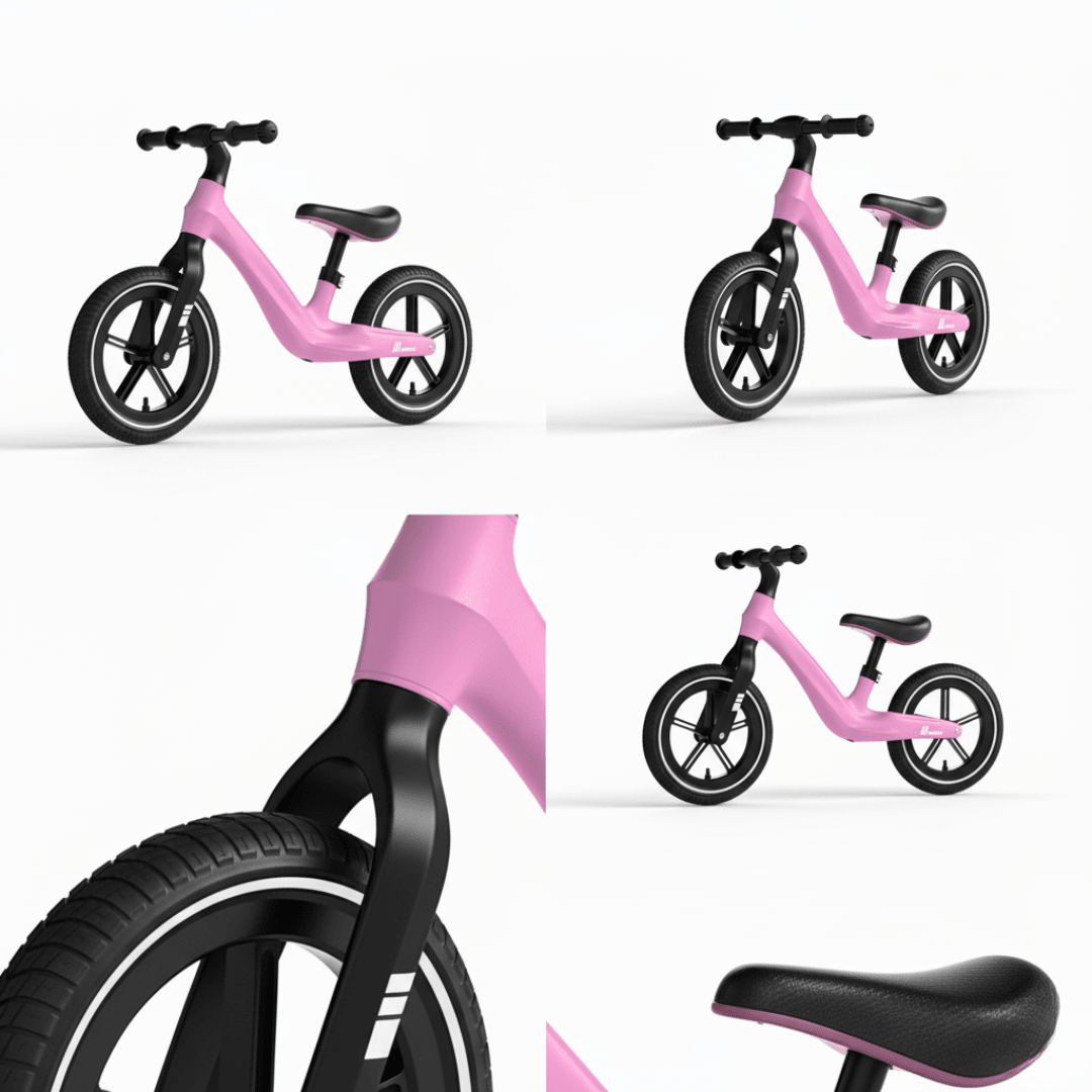Bicicleta Sin Pedales Rosa5