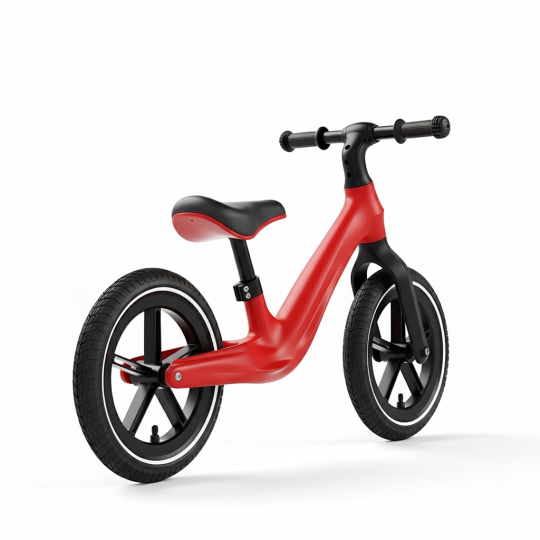 Bicicleta Sin Pedales Roja2