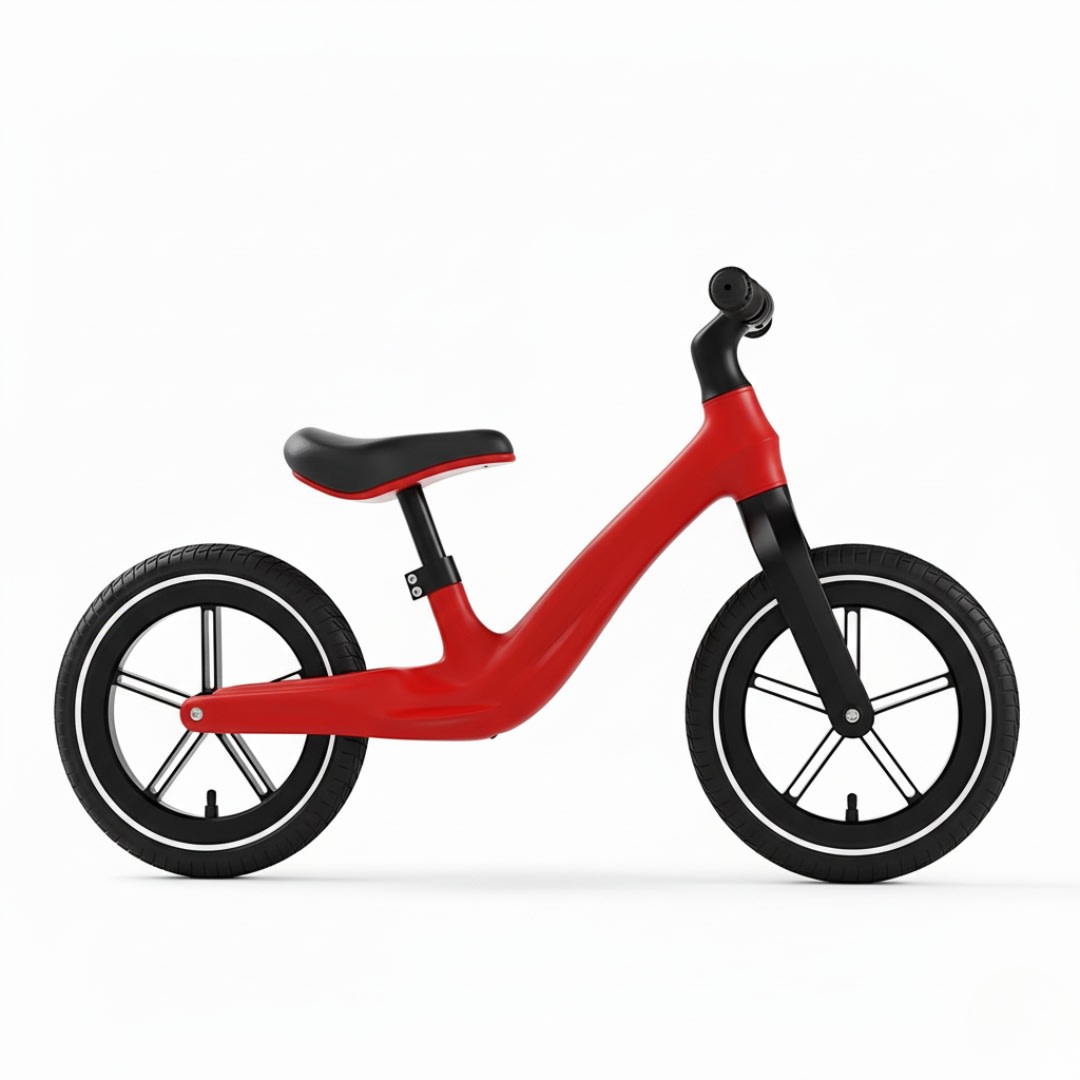 Bicicleta Sin Pedales Roja3