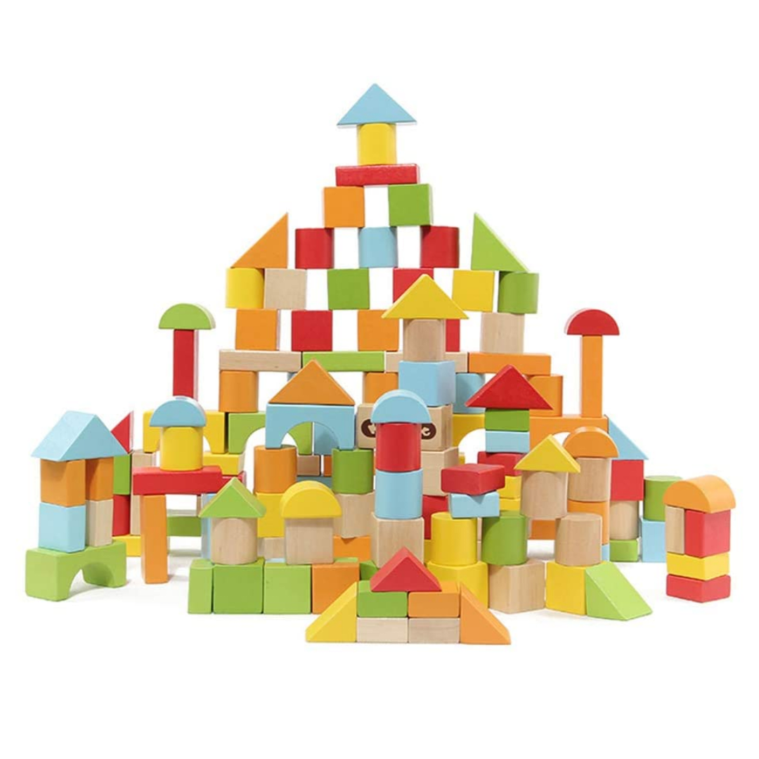Bloques De Madera 100 Pcs6
