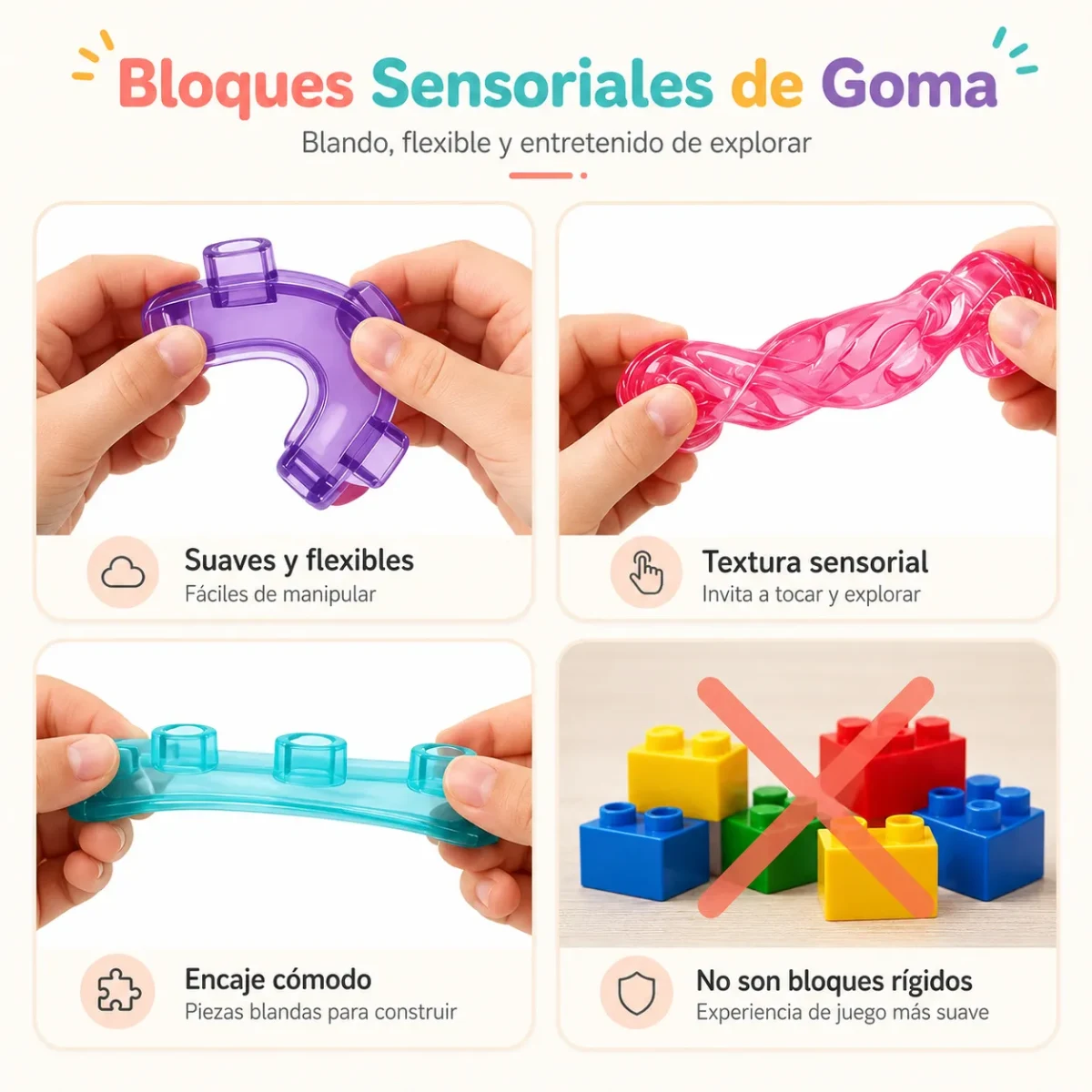 Bloques de Goma Sensoriales5