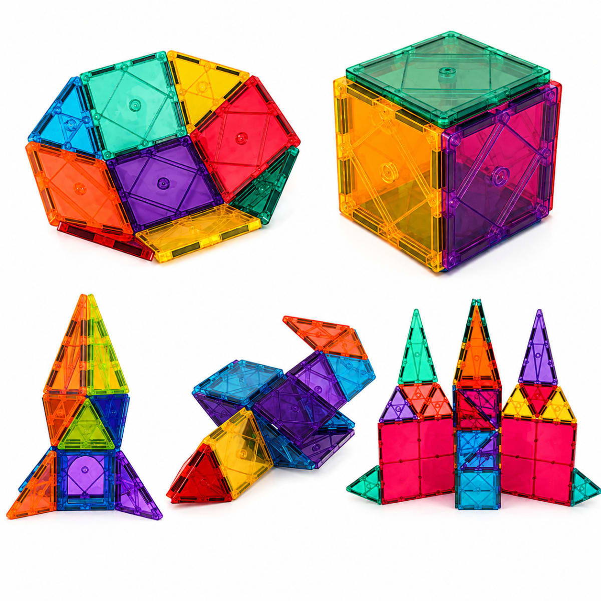 Bloques Magnéticos  60 pcs5