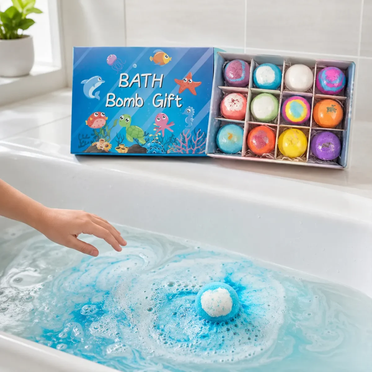 Bombas de baño para niños 12 unidades.4