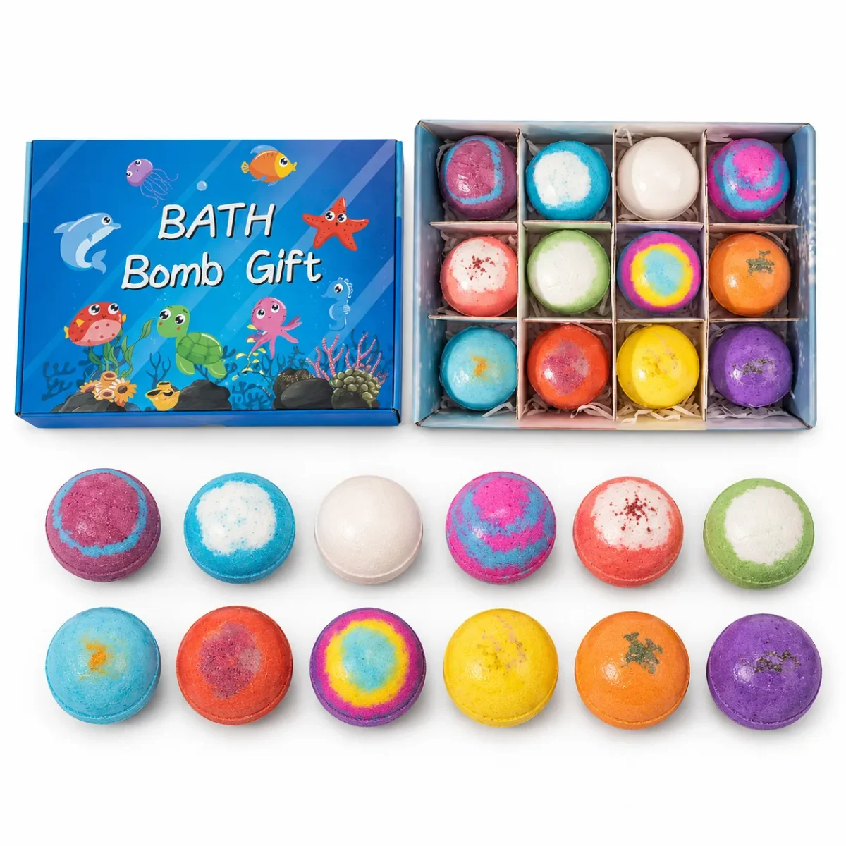 Bombas de baño para niños 12 unidades.5