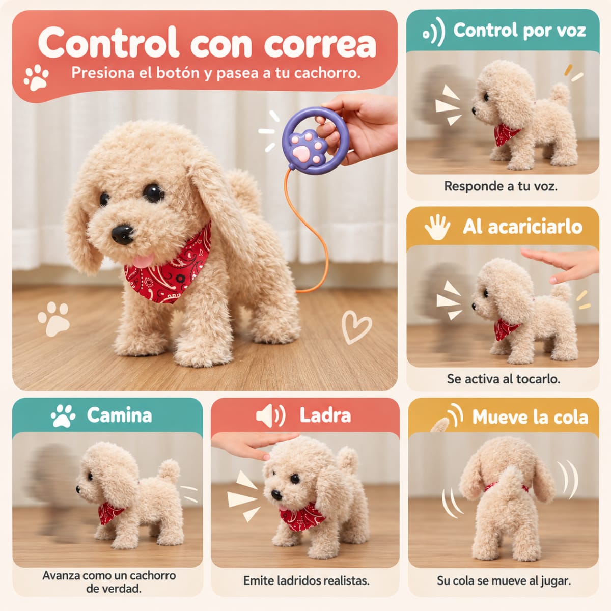 Cachorro de Peluche Interactivo3