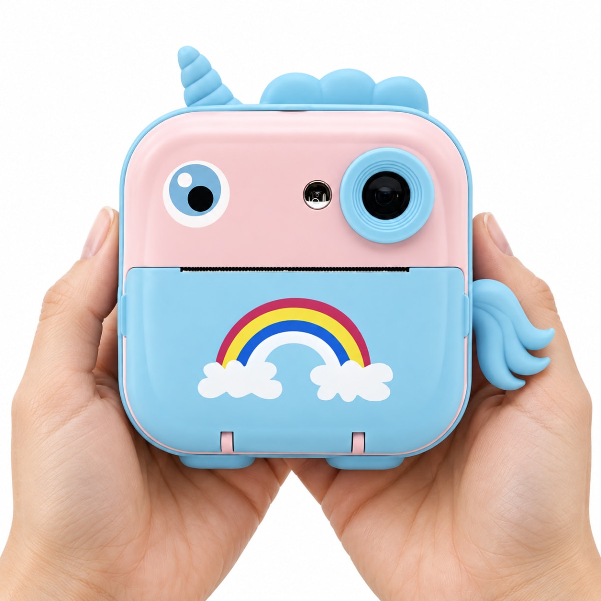 Cámara Digital Infantil con Impresión Instantánea – Unicornio5