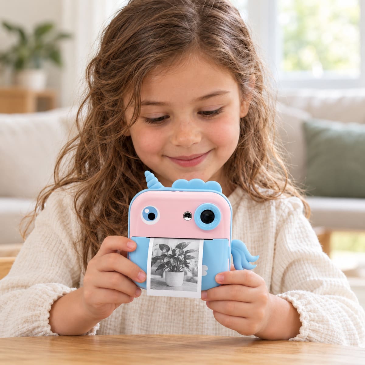 Cámara Digital Infantil con Impresión Instantánea – Unicornio2