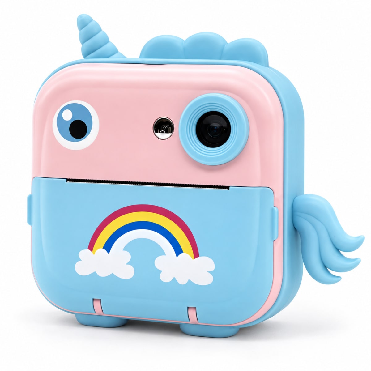 Cámara Digital Infantil con Impresión Instantánea – Unicornio9