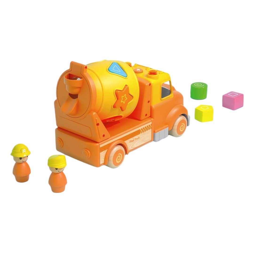 Camión Encaje de Madera con Luces y Sonido2