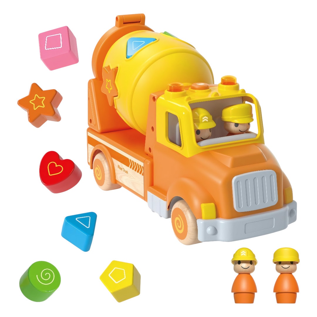 Camión Encaje de Madera con Luces y Sonido 0