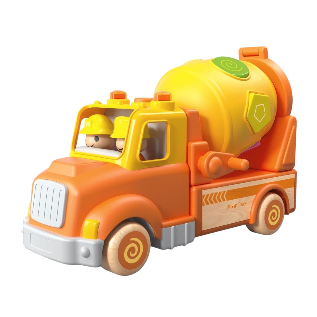 Camión Encaje de Madera con Luces y Sonido3