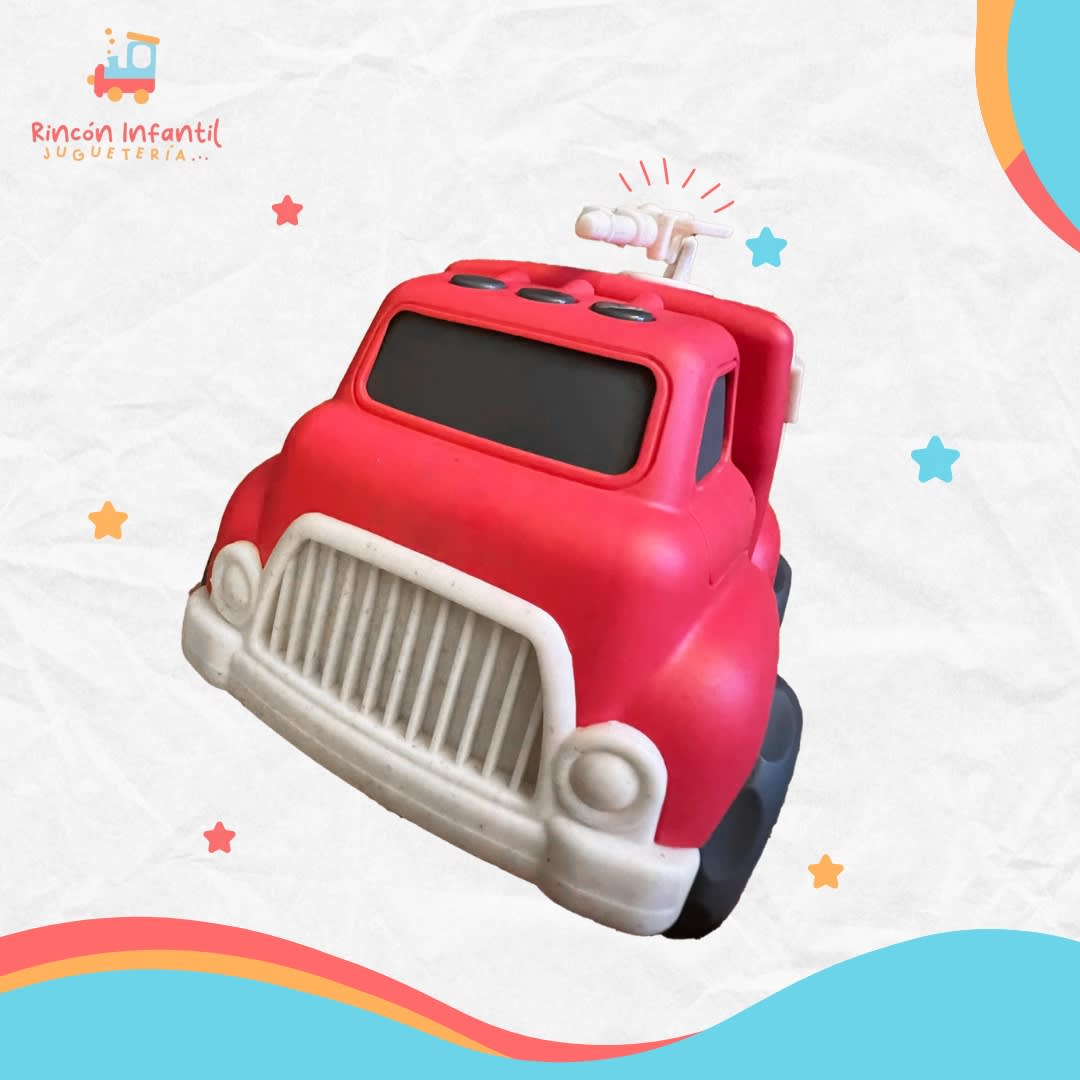 Camión Bombero bioplástico con luz y sonido6